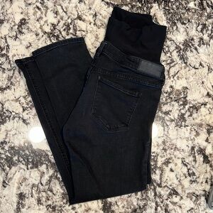 H&M Maternity Black Jeans - slim ankle, high rib
